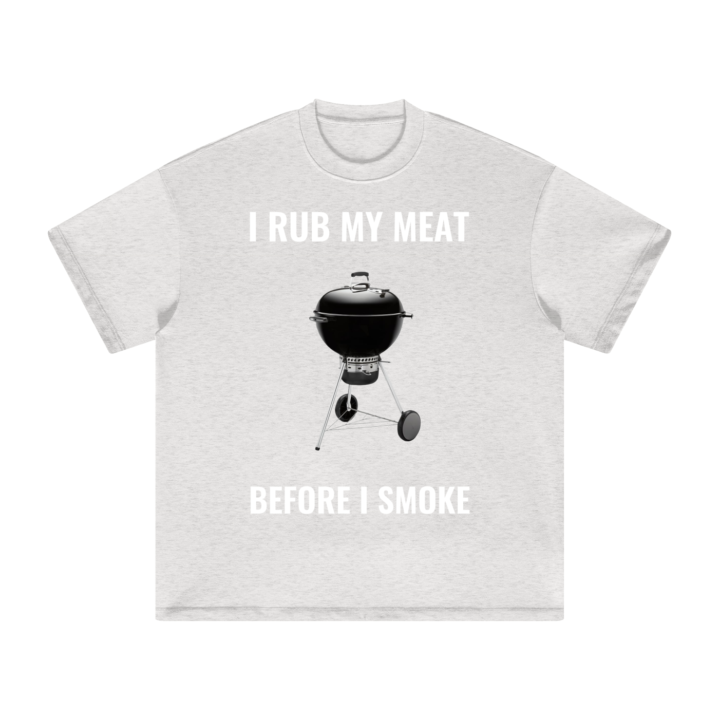 I Rub My Meat BBQ - Heavyweight Earth Tone T-Shirt